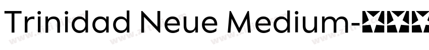 Trinidad Neue Medium字体转换